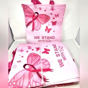 Breast Cancer 50 New Pink Bags‎ Gift Bags Ladies Girlfriends Pink Party Bags